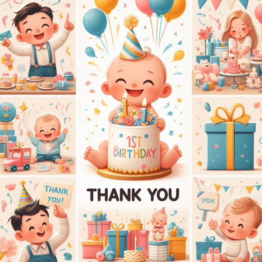 Thank You Messages for Your Child’s 1st Birthday